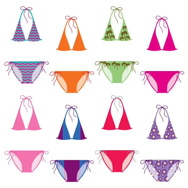 Collection Bikini — Image vectorielle