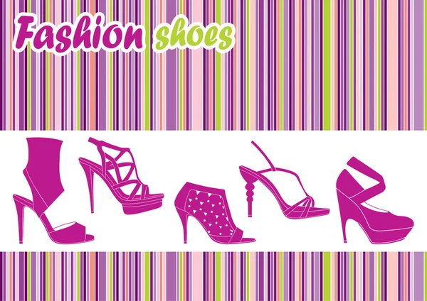 Fashion shoes — Stock Vector