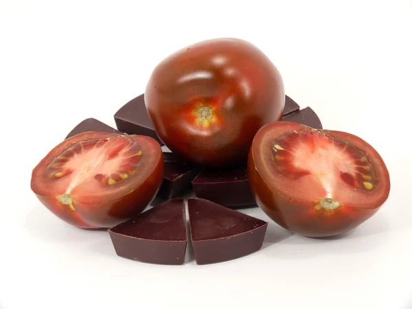 Chocolate tomatoes — Stock Photo, Image