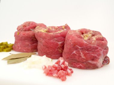 Beef roulades clipart