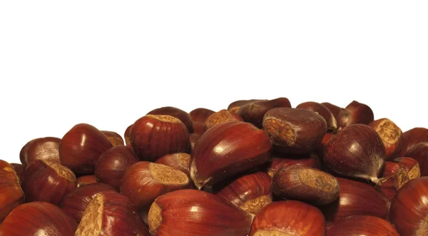 stock image Chestnuts, isolated on white background