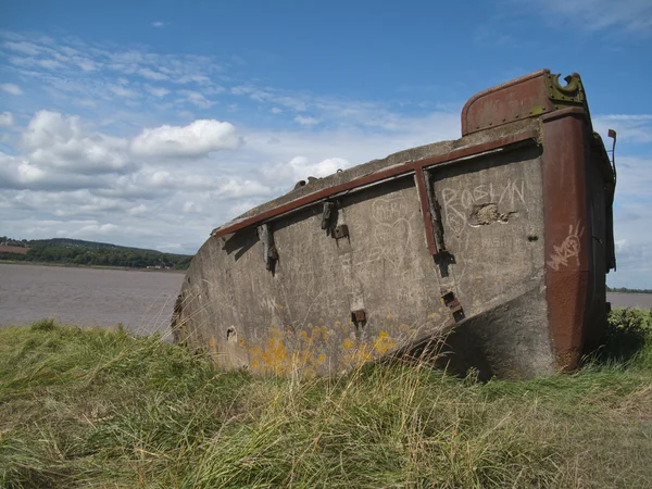 Barco naufragado — Foto de Stock