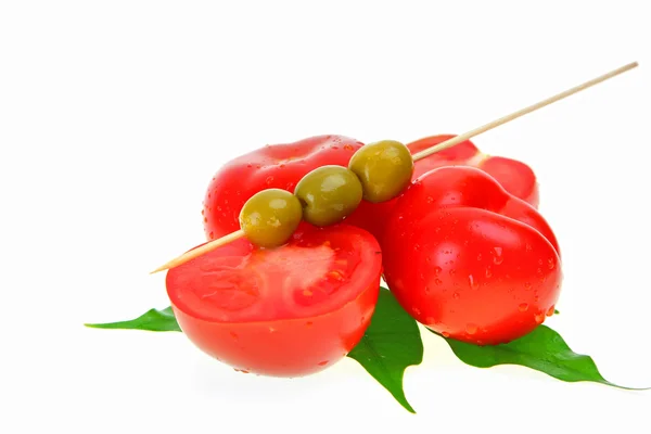 橄榄色的西红柿 — 图库照片