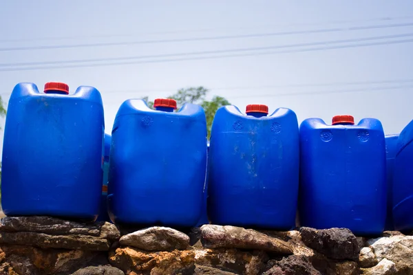 stock image Pastic gallons