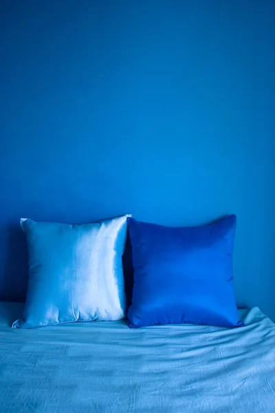 Μπλε μαξιλάρι Εικόνα Αρχείου