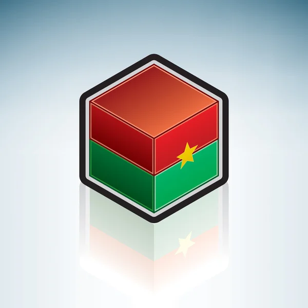 Burkina Faso... — Vettoriale Stock