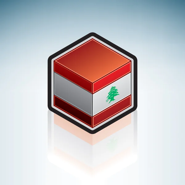 Lebanon { Asia } — Stockvector