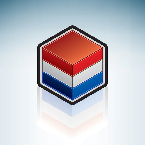 Kingdom of the Netherlands { Europe } — Stockový vektor