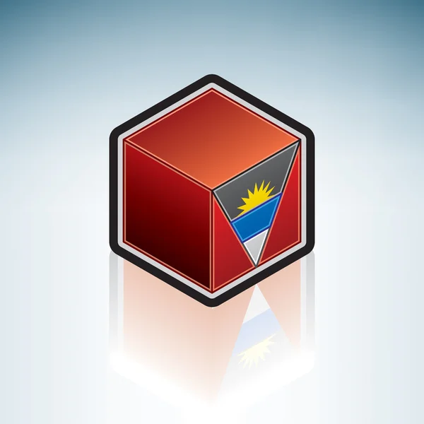 Antigua and Barbuda { South America } — Stockový vektor