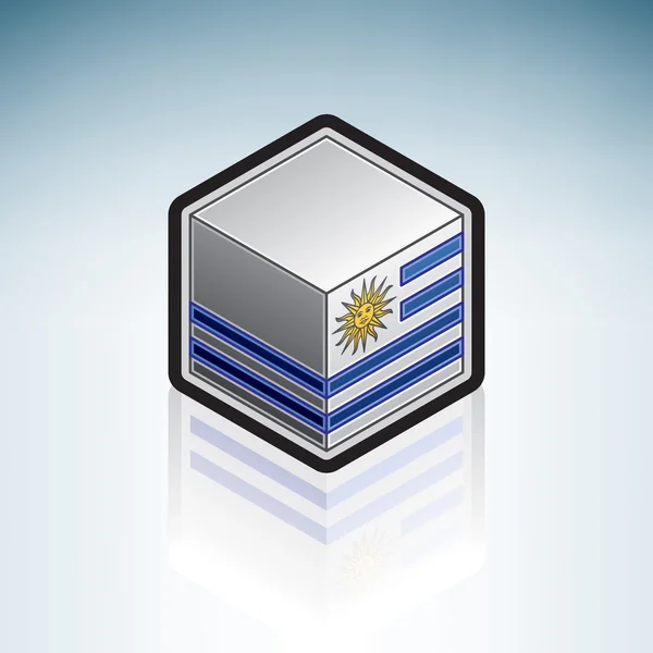 Uruguay { South America } — Stockový vektor