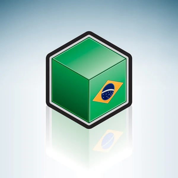 Brésil, Amérique du Sud — Image vectorielle
