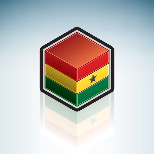 Ghana {africa} — Stockvektor