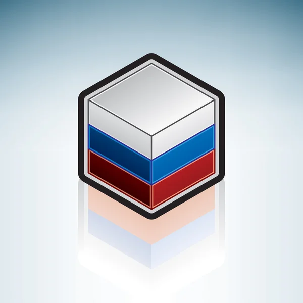 Russia { Europe } — Stockový vektor
