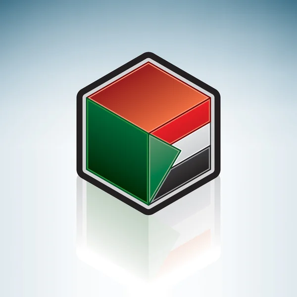 Sudan { Africa } — Stockový vektor