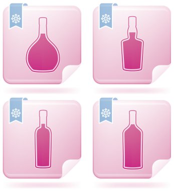 Alcohol glasses clipart