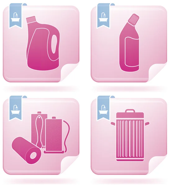 Reinigungsgeräte — Stockvektor