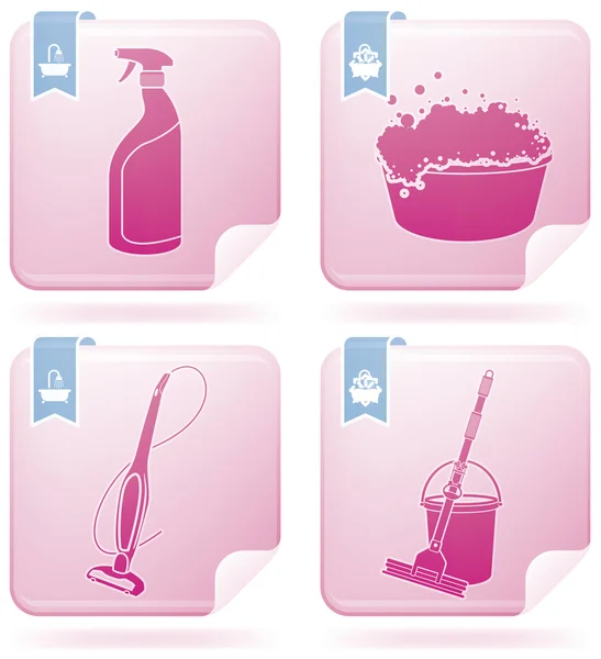 Reinigungsgeräte — Stockvektor