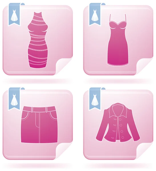 Woman's Clothing — Stock Vector