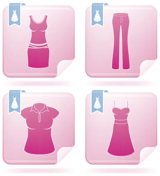 Kobiecej odzieży — Wektor stockowy