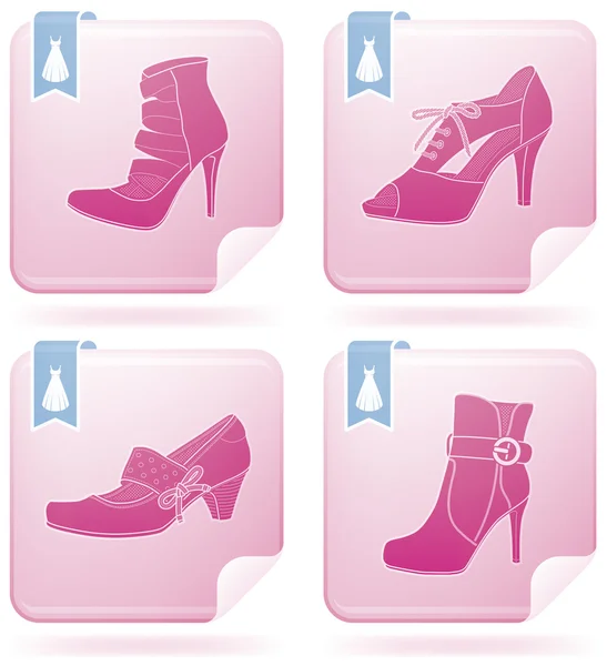 Kadın Ayakkabı — Stok Vektör