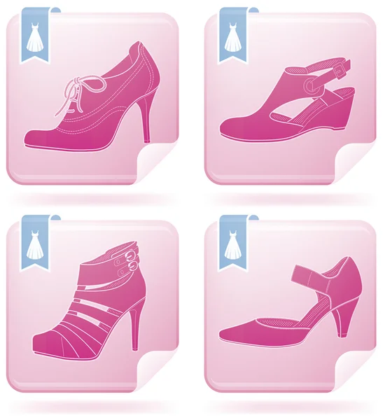 Woman's Shoes — Stock Vector
