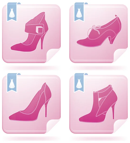 Vrouw schoenen — Stockvector