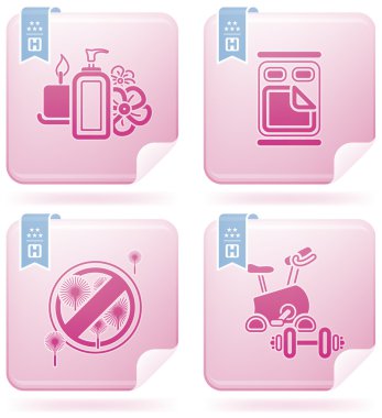 Hotel Related Icons clipart