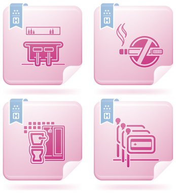 Hotel Related Icons clipart