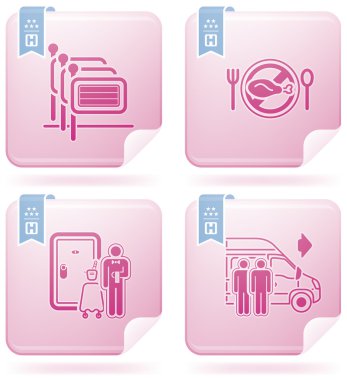 Hotel Related Icons clipart