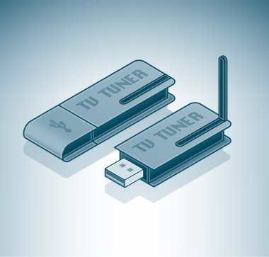 External TV Tuner clipart