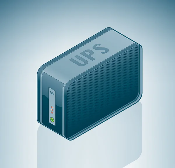 UPS (szünetmentes áramforrás) — Stock Vector