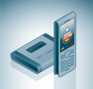 Internet Wireless Video Phone clipart