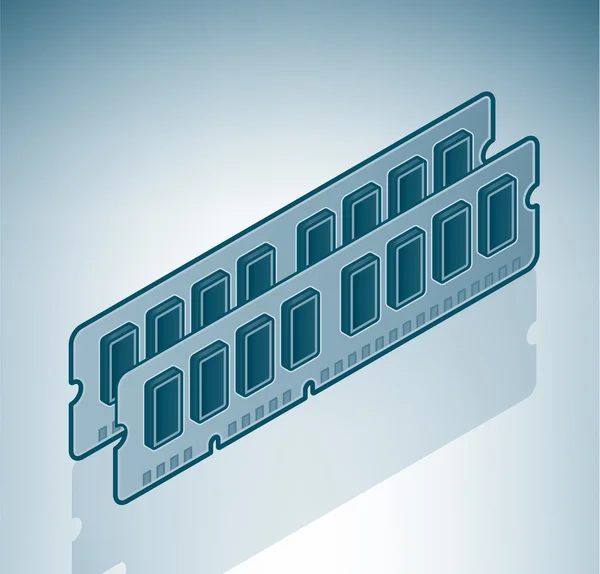 Puces RAM — Image vectorielle