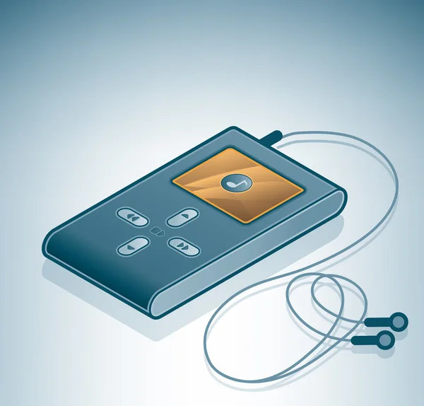 Συσκευή αναπαραγωγής πολυμέσων MP3 — Διανυσματικό Αρχείο