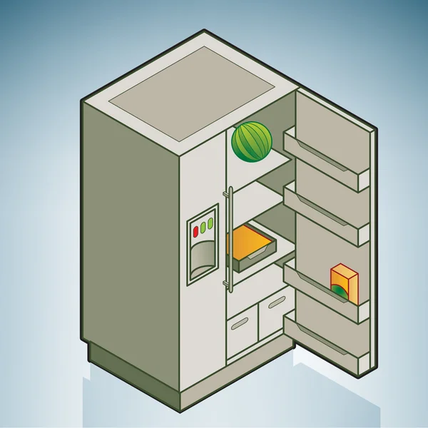 Kühlschrank — Stockvektor