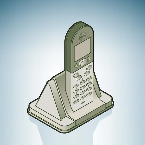 Бездротовий телефон — стоковий вектор