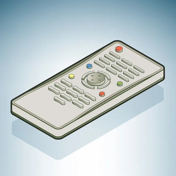 Télécommande TV — Image vectorielle