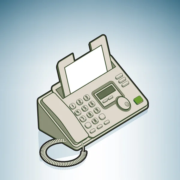 Telefon / faks — Wektor stockowy
