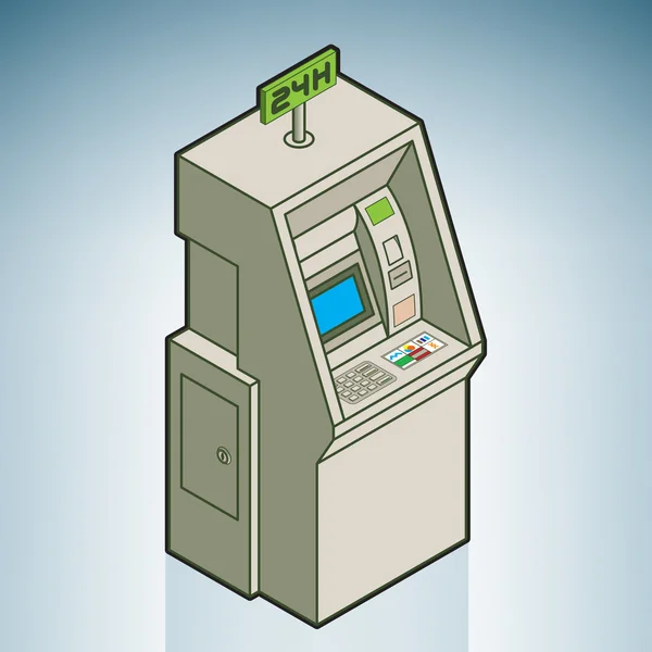 Distributeur automatique de rue — Image vectorielle