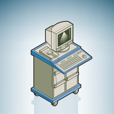 Medical Ultrasonograph clipart