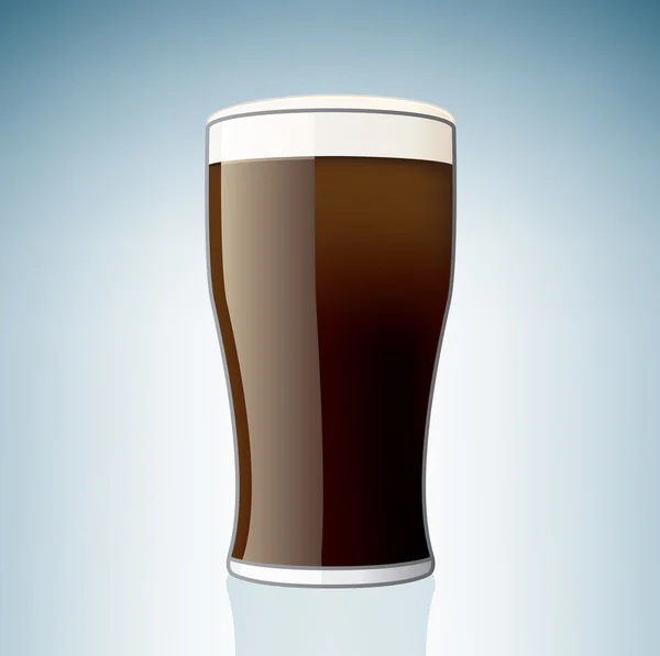 Bicchiere di birra — Vettoriale Stock