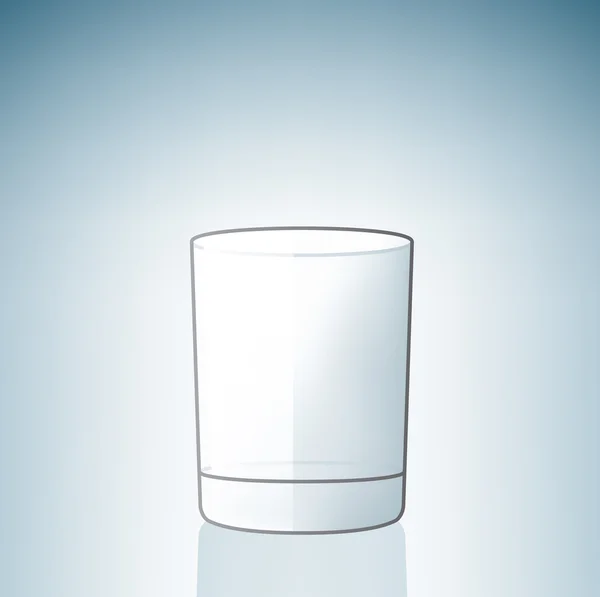 Пустой пивной стакан — стоковый вектор