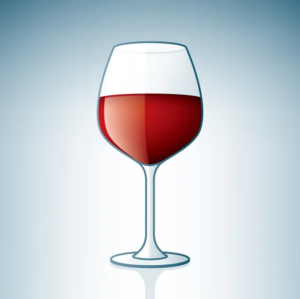 Порожній Бокал для вина — стоковий вектор
