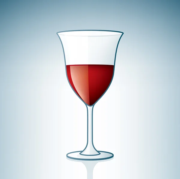 红酒杯 — 图库矢量图片