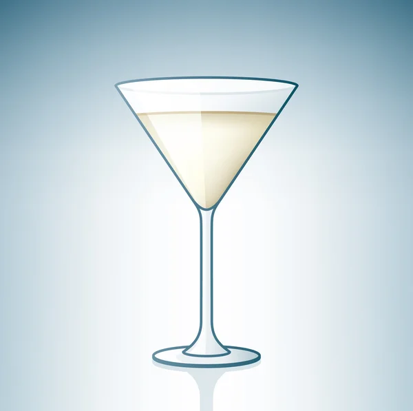 Martini-glas — Stockvector