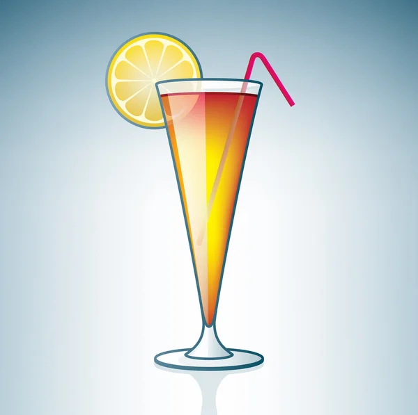 Cocktailglas — Stock vektor