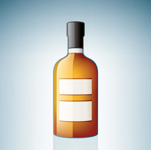 Bourbonflaske – stockvektor