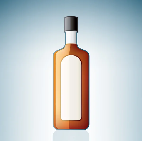 Botol Whiskey - Stok Vektor
