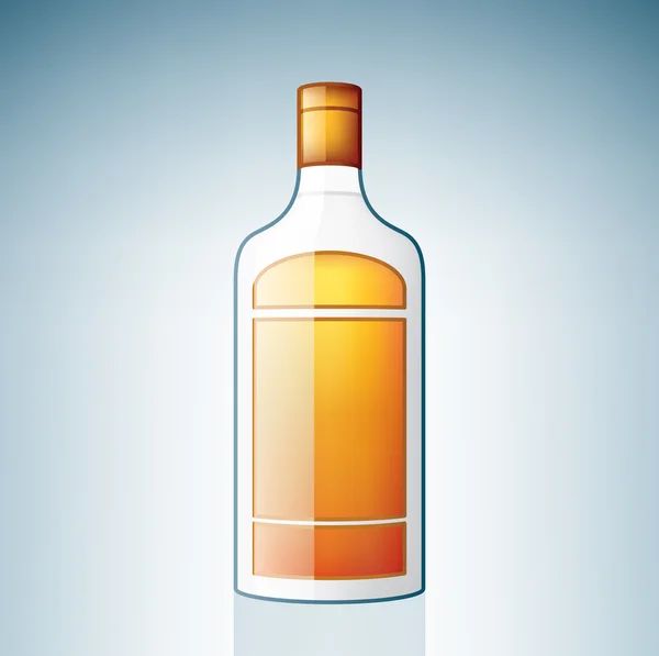 Gin Flasche — Stockvektor