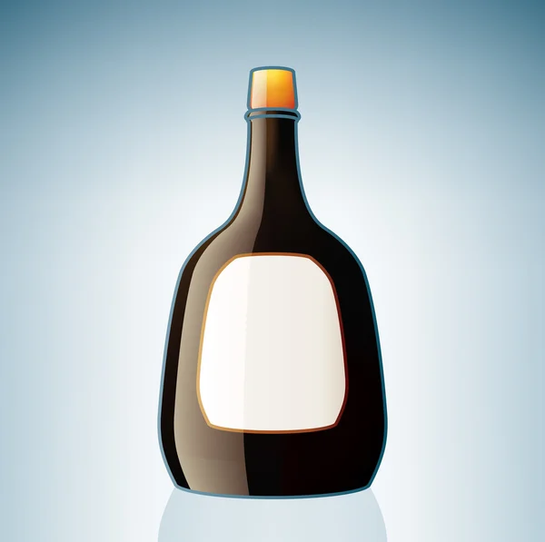 Botol anggur - Stok Vektor